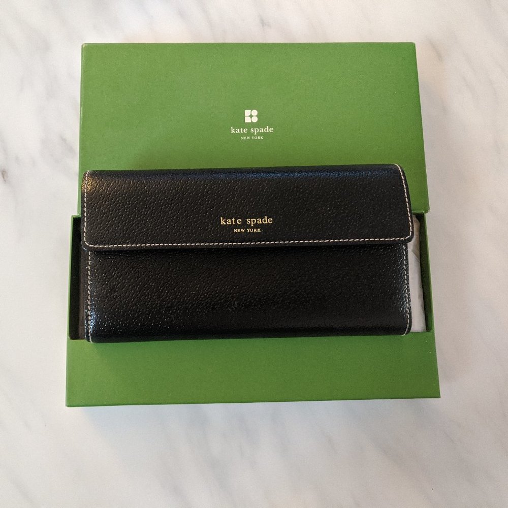 Kate Spade black wallet